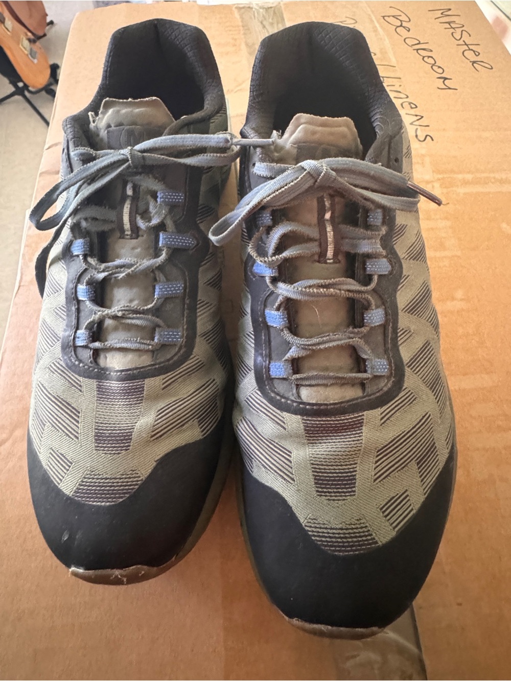 Merrell Men's Olive Green and Black Agility Synthesis Flex Trail Shoe